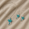 שרשרת צופית עם סט עגילים תואם – מבצע מוגבל
